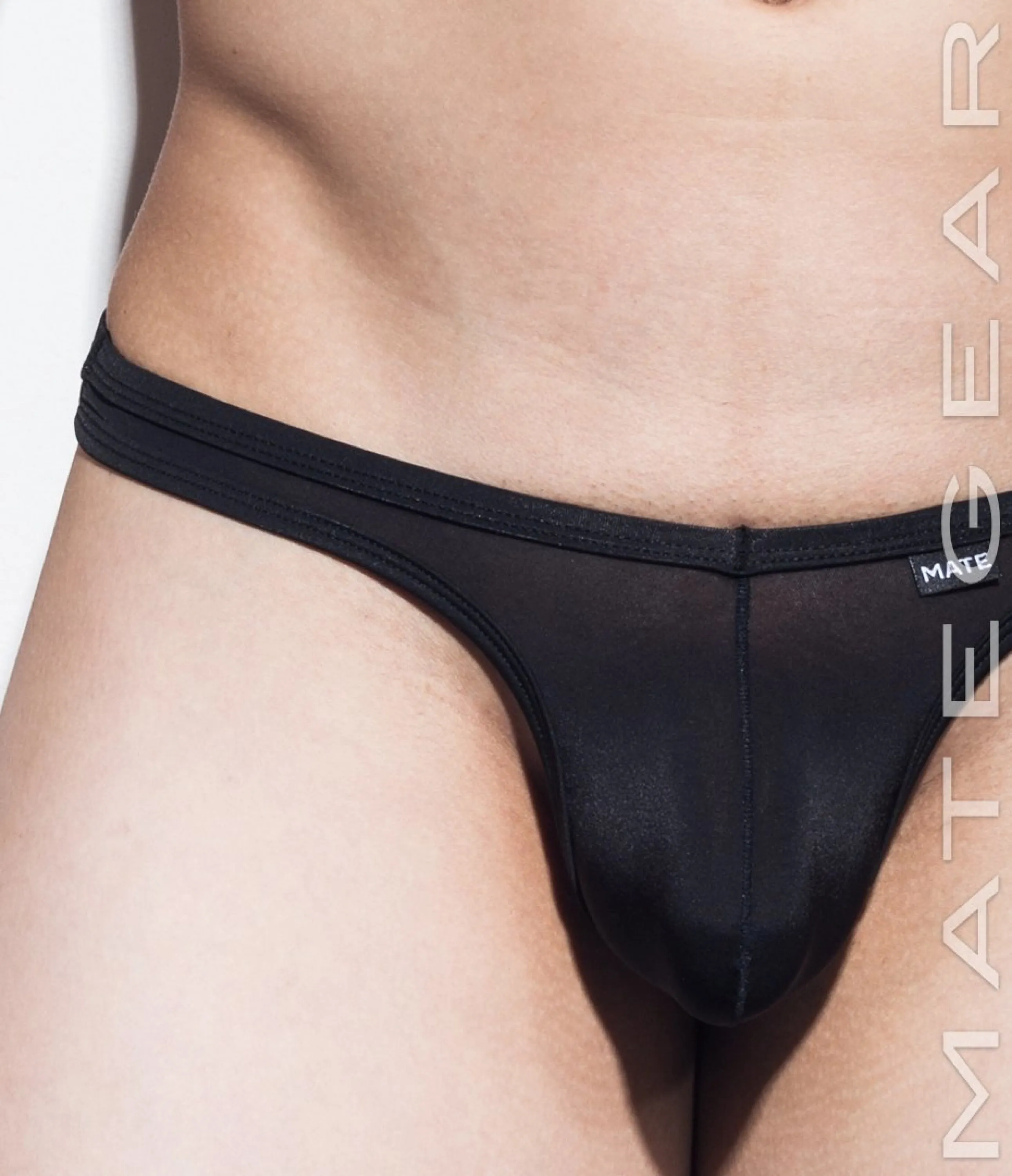 [2pc/Pack] Sexy Men's Underwear Signature Ultra Thongs - Kyo Ha (Ultra Thin Nylon Series / V Front / Tapered Sides)