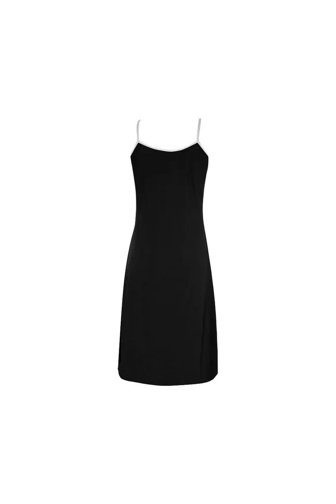 Black Alcestis Slip Dress (Model D05)