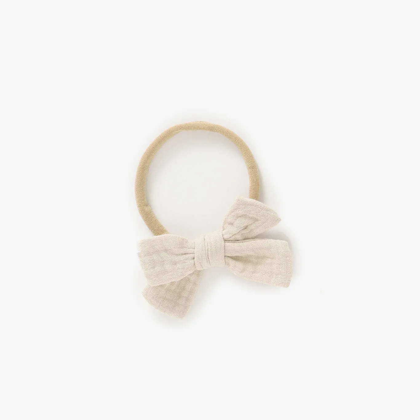 JBØRN Organic Cotton Muslin Baby Bow Headband