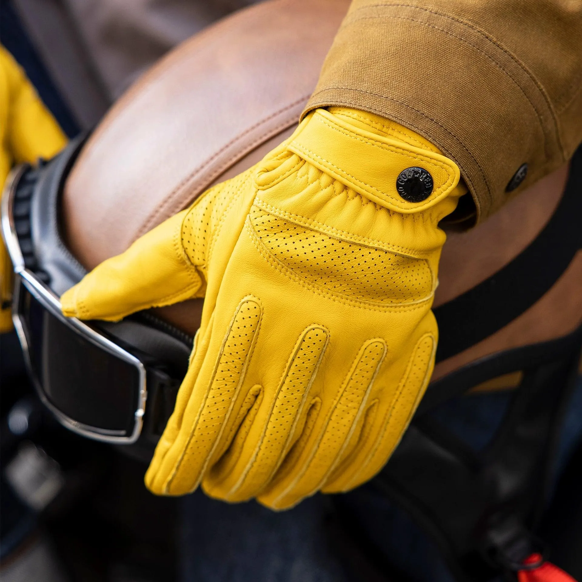 WINTER LEATHER RIDING GLOVES VERCOR