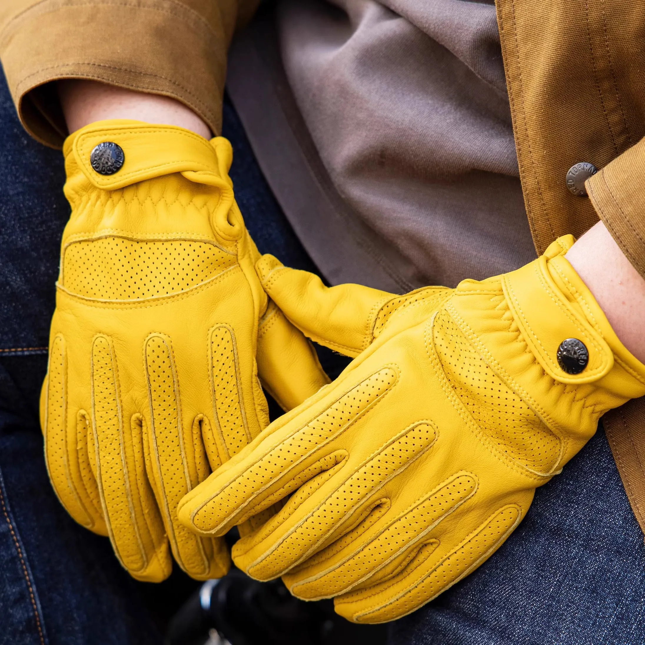 WINTER LEATHER RIDING GLOVES VERCOR