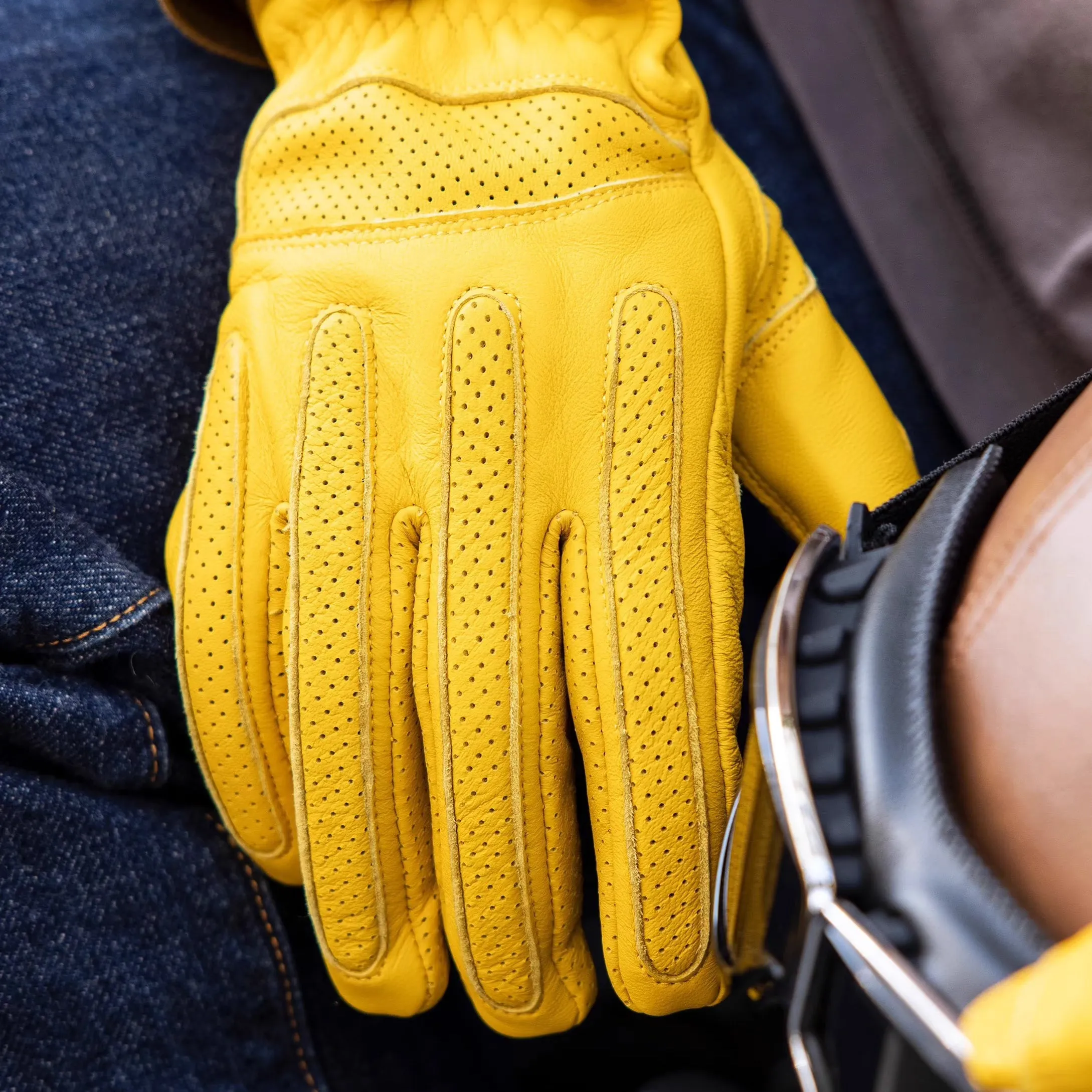 WINTER LEATHER RIDING GLOVES VERCOR